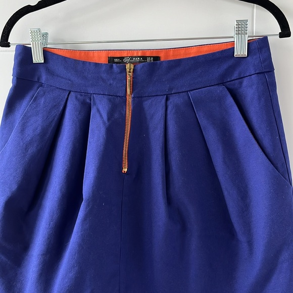 Zara blue bubble skirt - Picture 2 of 3